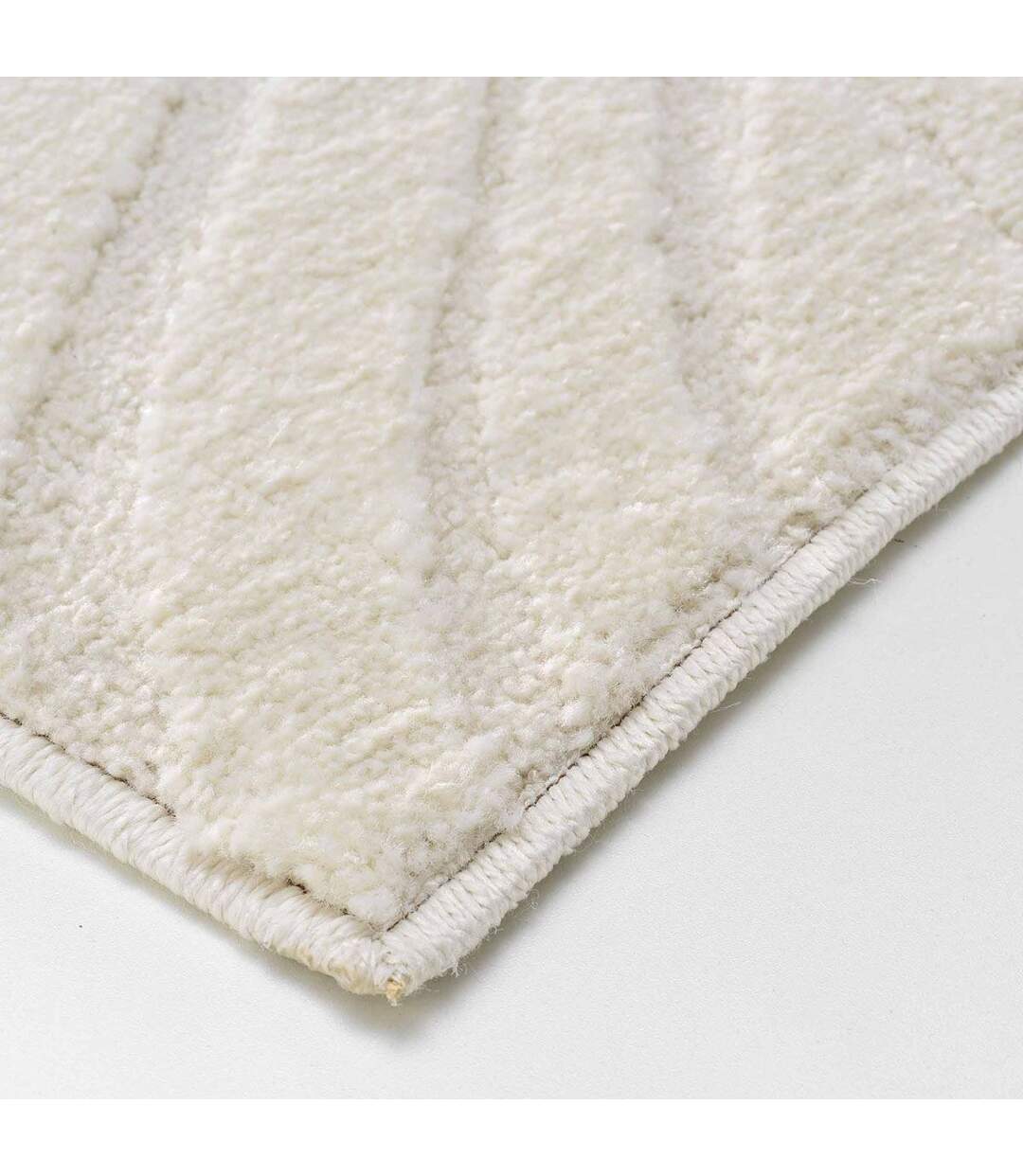 Tapis Shaggy Relief Ankara 160x230cm Beige-2