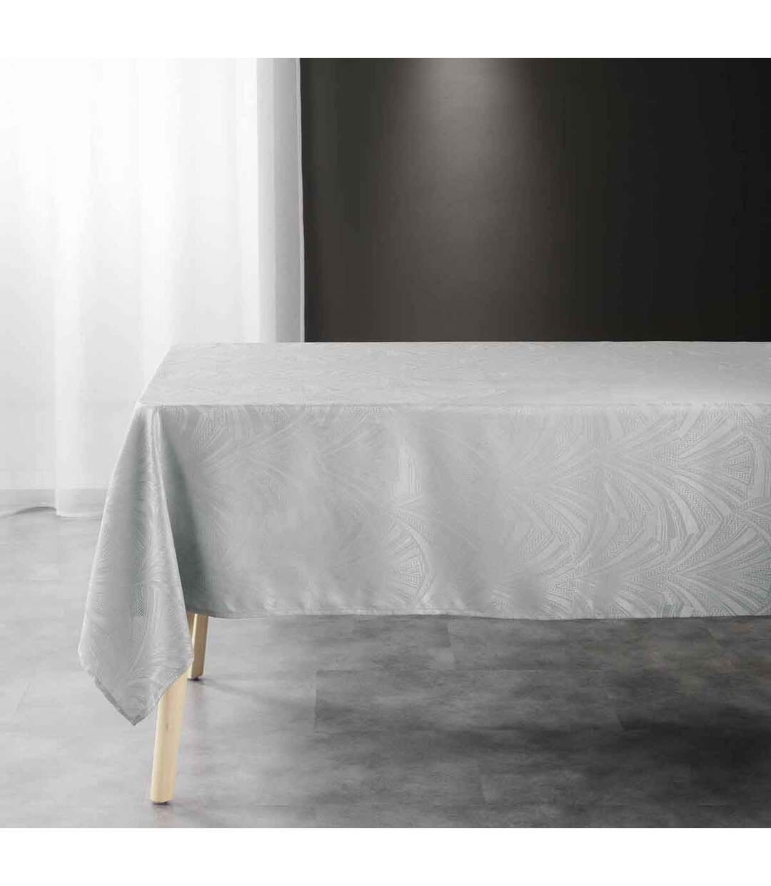 Nappe Jacquard Lolly 140x240cm Gris-1