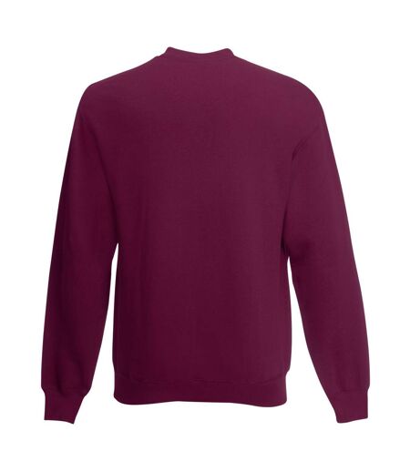 Fruit Of The Loom Mens Set-In Belcoro® Yarn Sweatshirt (Burgundy) - UTBC365