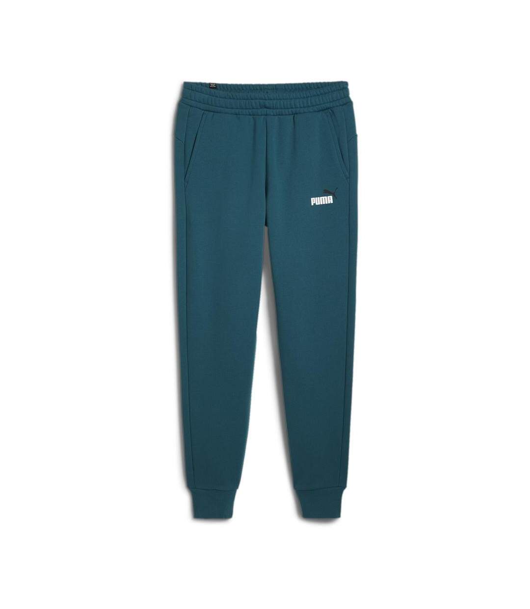 Jogging bleu/vert homme puma logo essentials - l-1