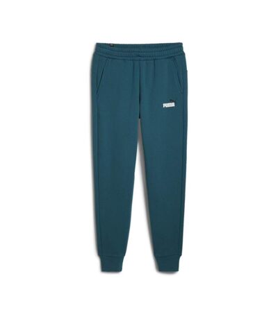 Jogging bleu/vert homme puma logo essentials - l