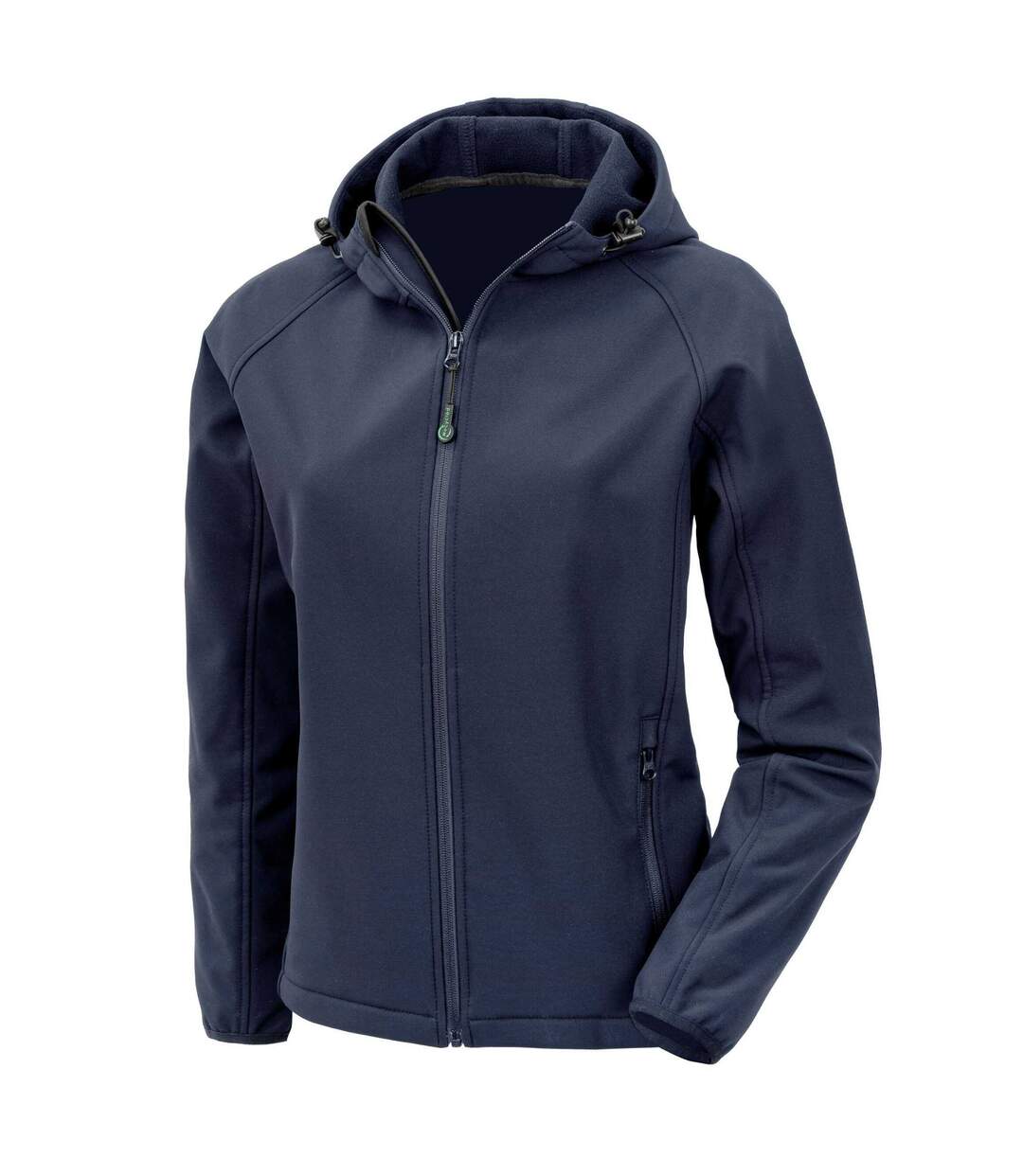 Womens/ladies 3 Layer Printable Soft Shell Jacket Navy Result Recycled-2
