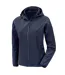 Womens/ladies 3 Layer Printable Soft Shell Jacket Navy Result Recycled-2