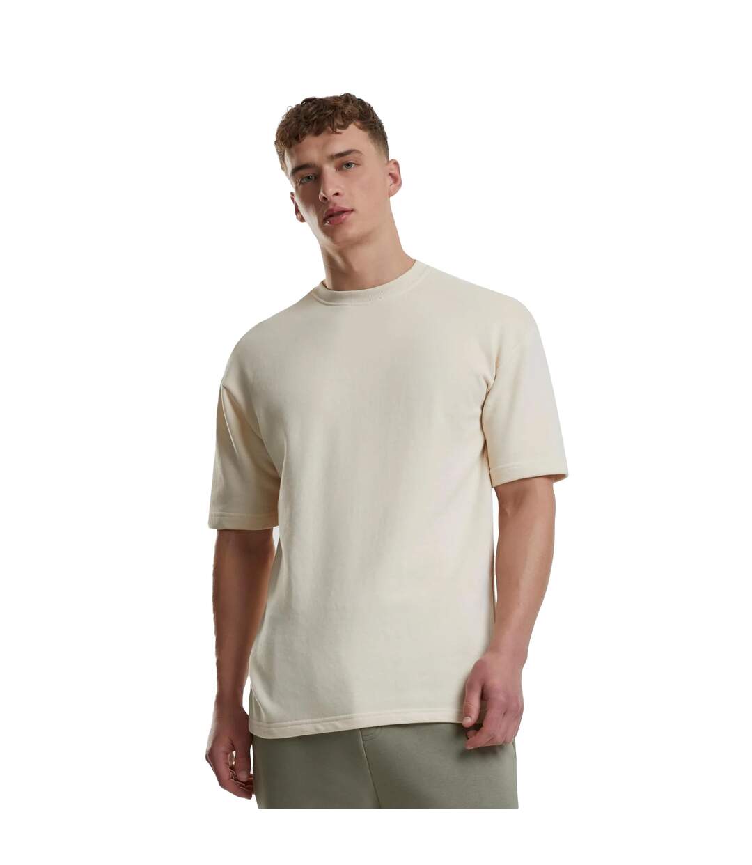 T-shirt Homme Sable Blanc Urban Classics-3