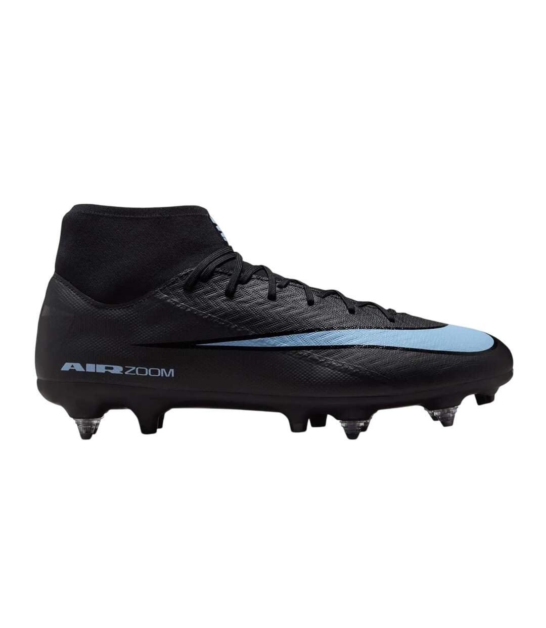 Mens Mercurial Superfly 10 Soft Ground Football Boots Black Blue Nike-1