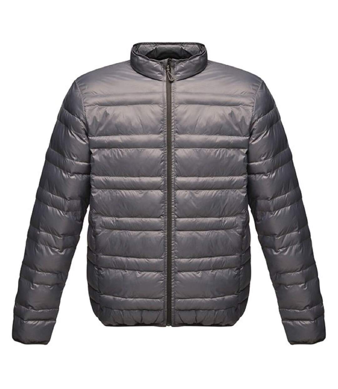 Veste doudoune chaude et légère - Homme - TRA496 - gris foncé seal-2