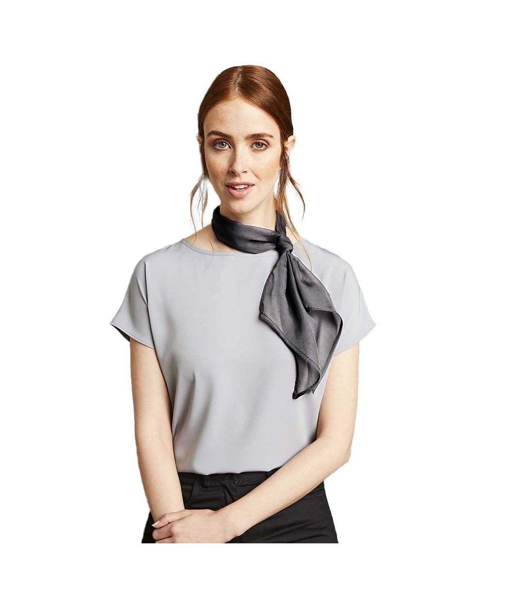 Foulard de travail femme taille unique gris foncé Premier-2