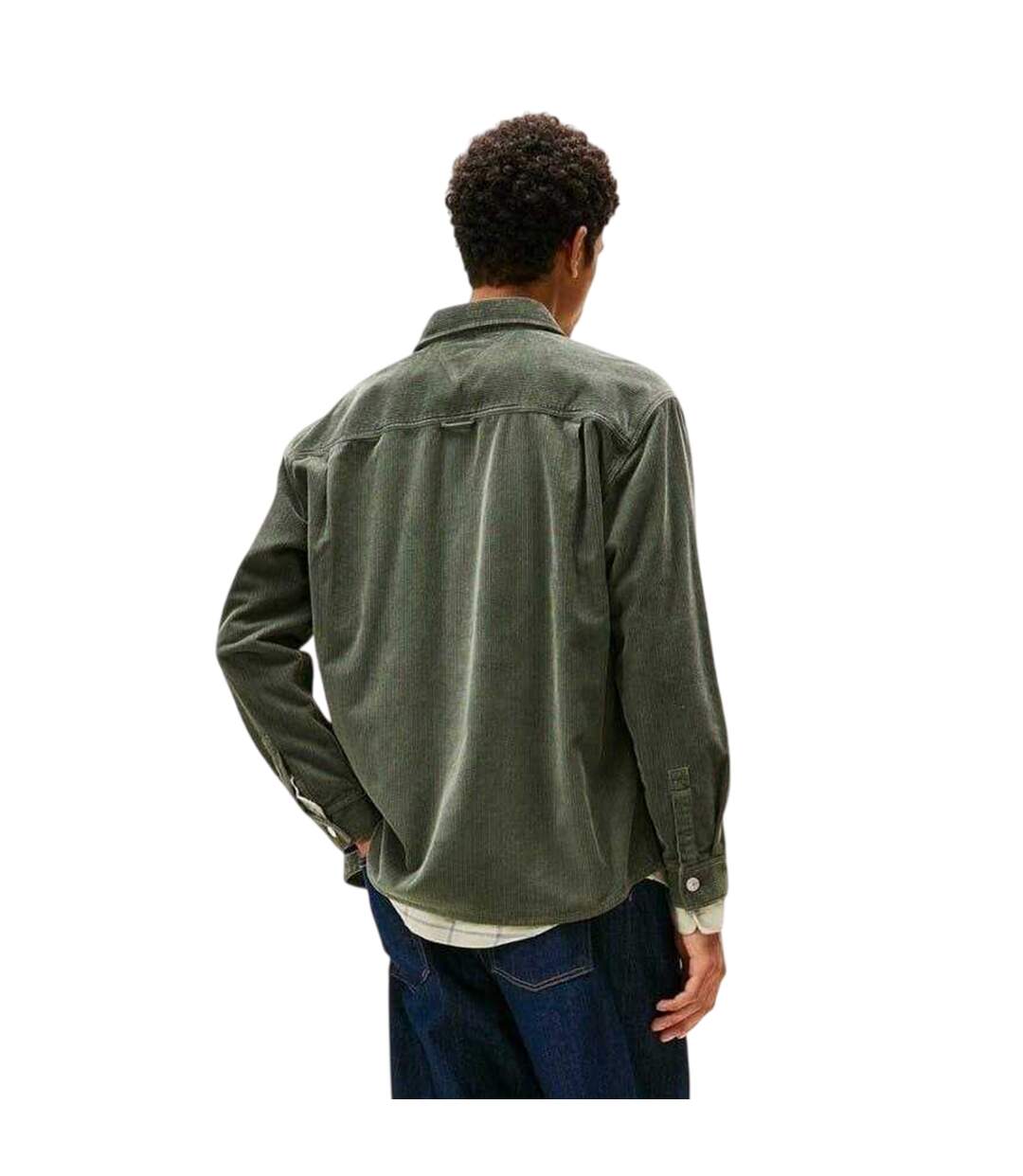 Mens Corduroy Overshirt Pewter Tommy Jeans-3