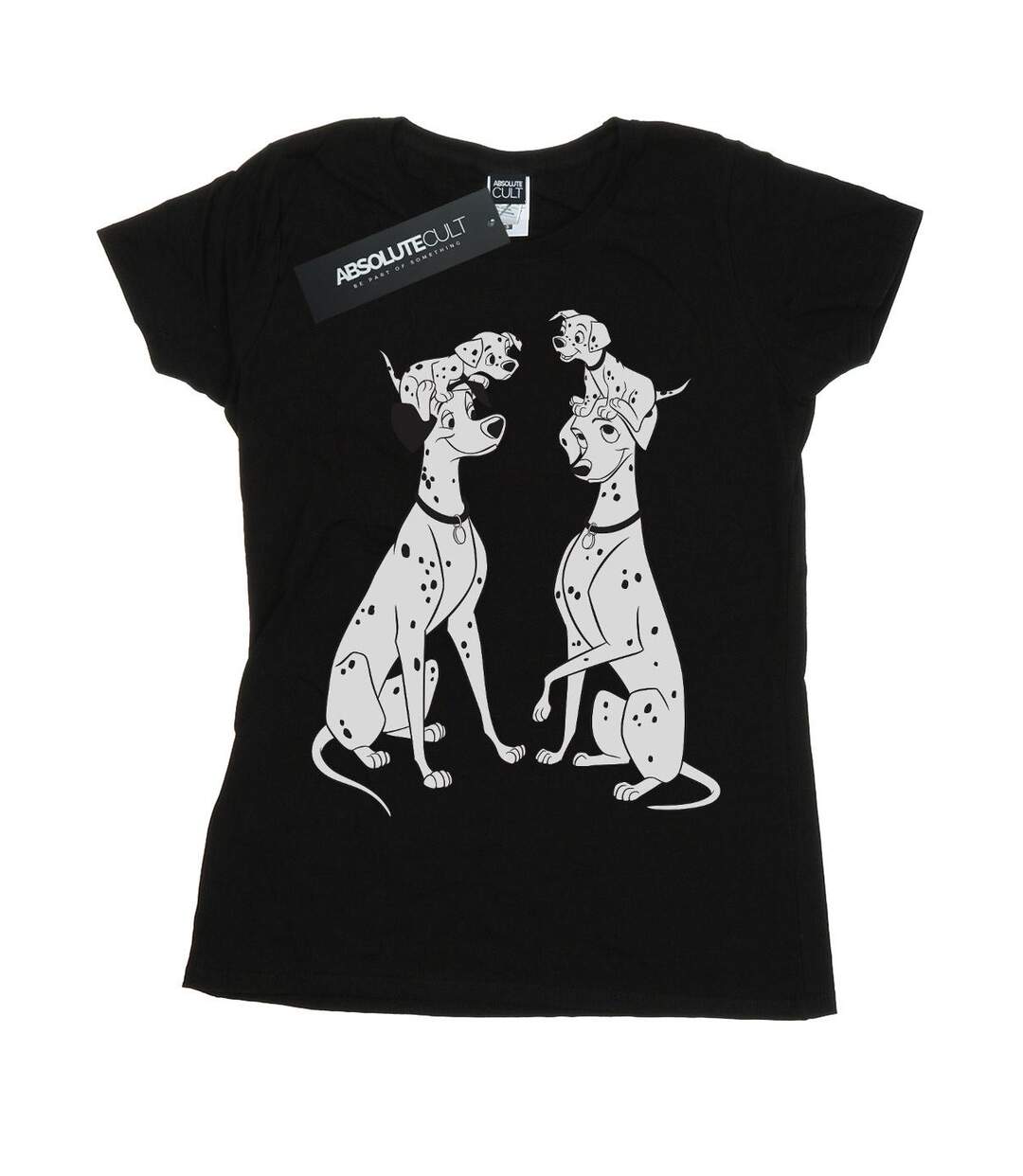 Disney - T-shirt DALMATIANS FAMILY - Femme (Noir) - UTBI14745-1
