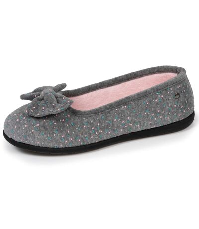 Isotoner Chaussons Ballerines femme souples, ultra confortables et légèrs, confort technologie everywear