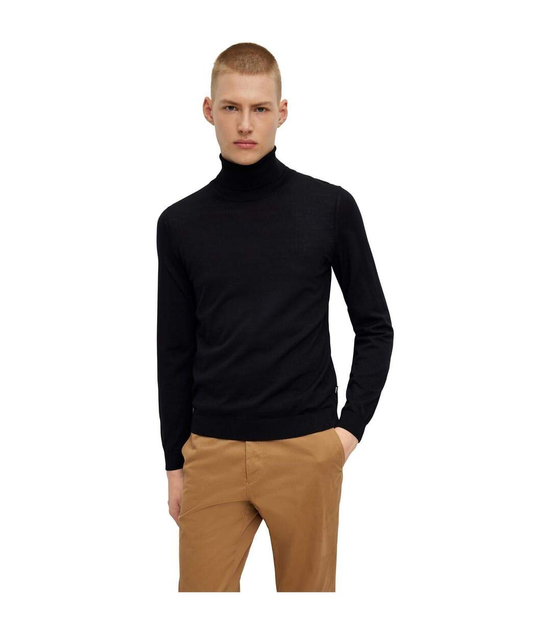 Pull Musso-p Homme Noir Boss-2