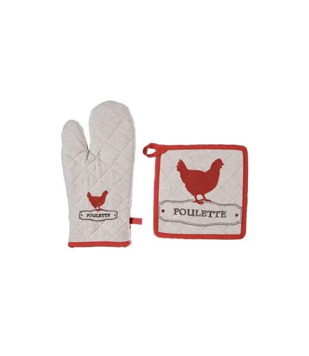 Gant & Manique Poulette 33cm Multicolore