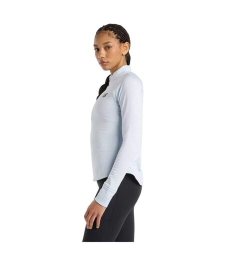 Haut Course À Pied Motif/style Lettrage Femme Bleu Clair New Balance