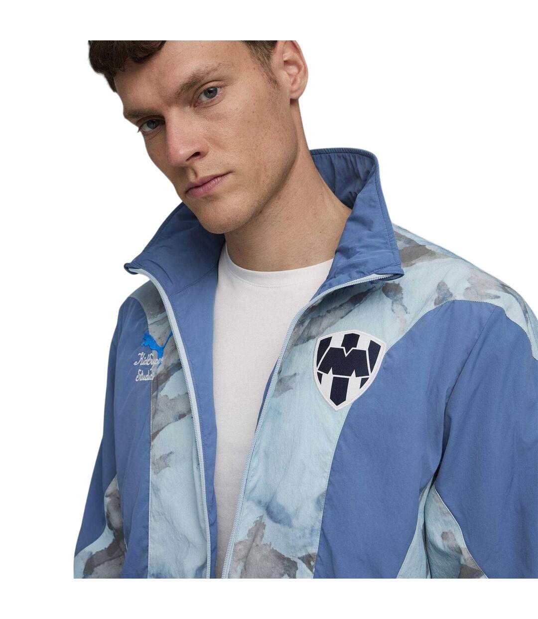 Mens Kidsuper Cf Monterrey Anorak Deep Navy Puma-4