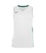 Mens Team V Neck Basketball Jersey White Pine Green Nike-1