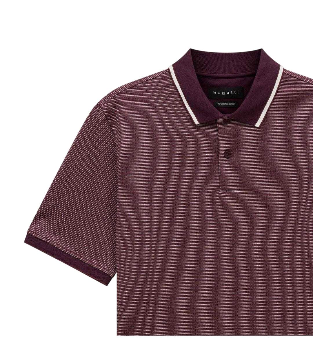 Mens Polo Shirt Blackberry Bugatti-2