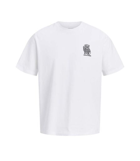 T-Shirt blanc homme jack & jones jordog