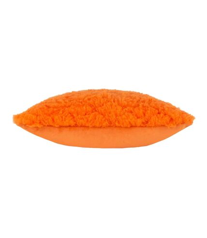 Heya Home Faux Fur Fluff Ball Throw Pillow Cover (Orange Fever) (45cm x 45cm) - UTRV3063