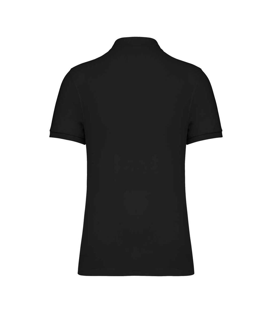 Mens pique polo shirt black Native Spirit-2