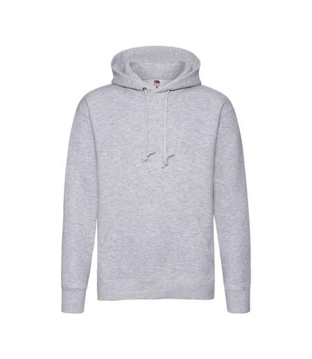 Sweat À Capuche Premium Adulte Gris Chiné Fruit Of The Loom