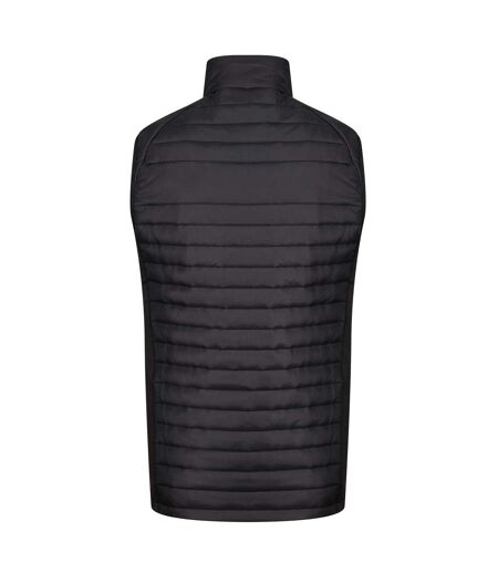 Mens Navigate Quilted Hybrid Gilet Black New Royal Regatta