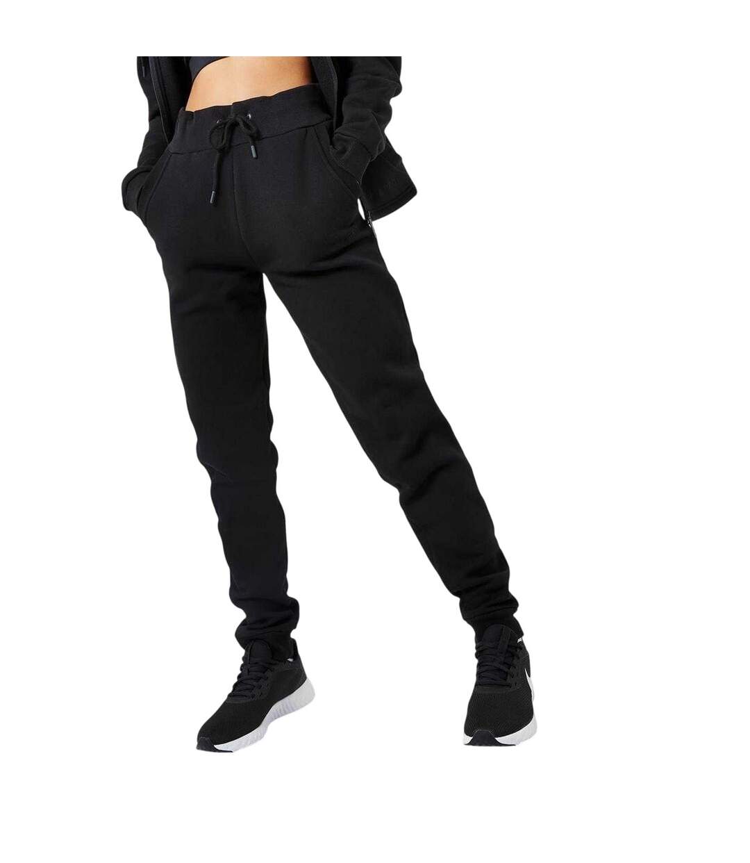Pantalon De Jogging Femme Noir USA-2