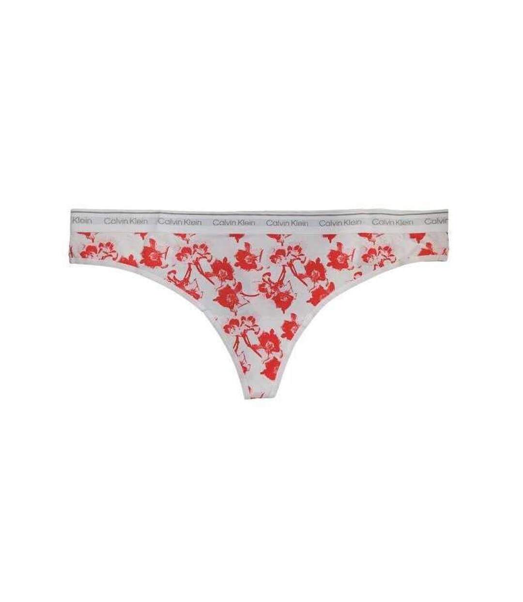 String Motif/style Floral Femme Blanc Rouge Calvin Klein-1