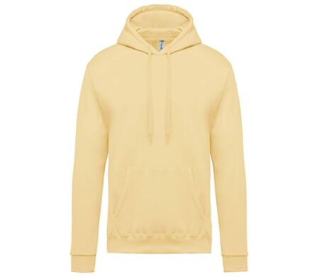 Sweat-shirt à capuche - Unisexe - K476 - jaune straw