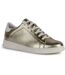 Womens/ladies jaysen trainers light gold/optic white Geox