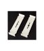 Lot de 2 Séparateurs de Tiroir Extensible 32cm Blanc-5
