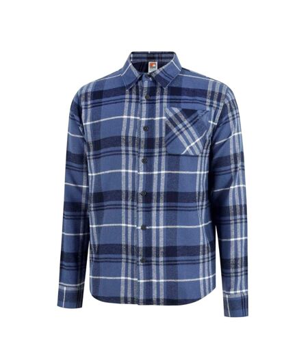 Chemise Manches Longues Motif/style À Carreaux Homme Bleu Marine SoulCal