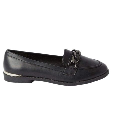 Mocassins leila femme noir Dorothy Perkins