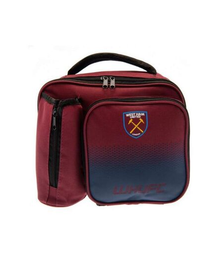 West Ham United FC Fade Lunch Bag (Red/Black) (One Size) - UTBS3376