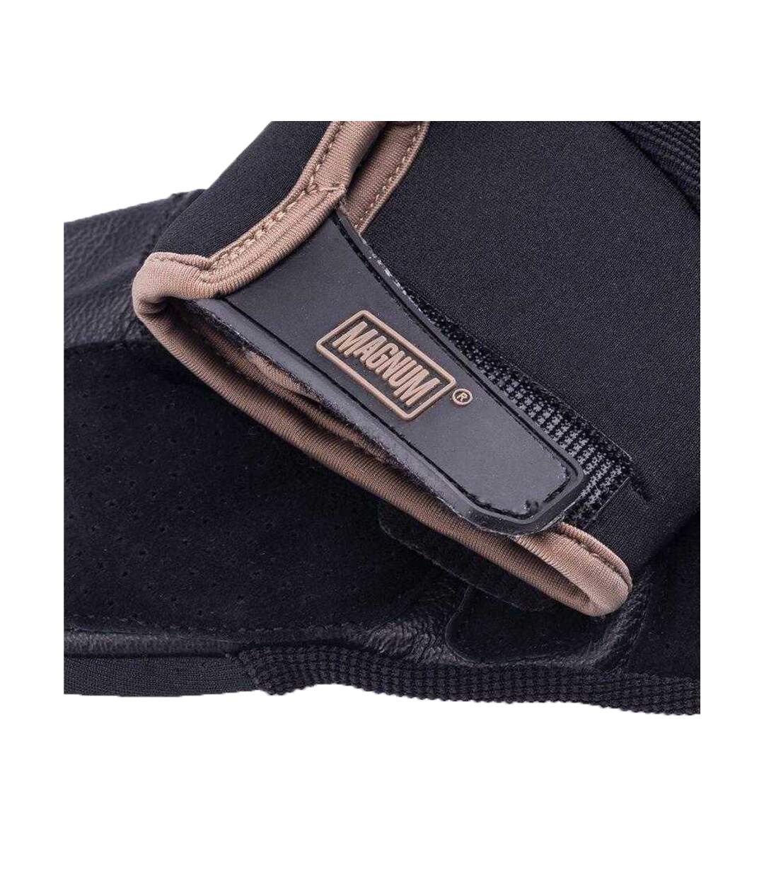 Unisex Adult Concept Leather Fingerless Gloves M Black Magnum-3