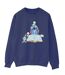 Sweat reading reading a book femme bleu marine Disney-1