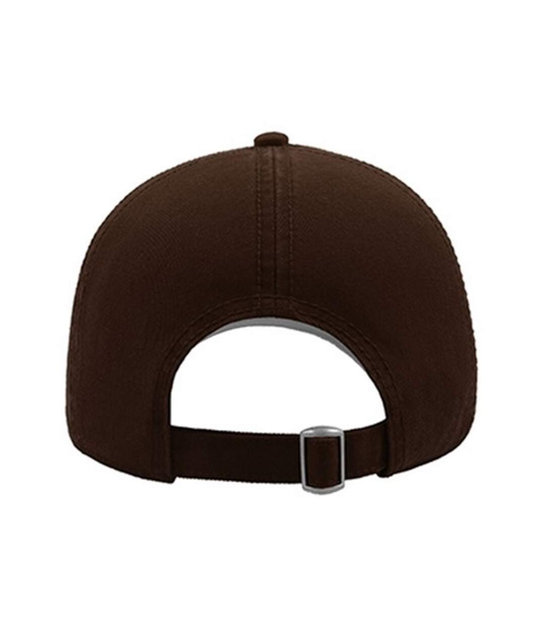 Casquette 6 panneaux action mixte marron Atlantis-2