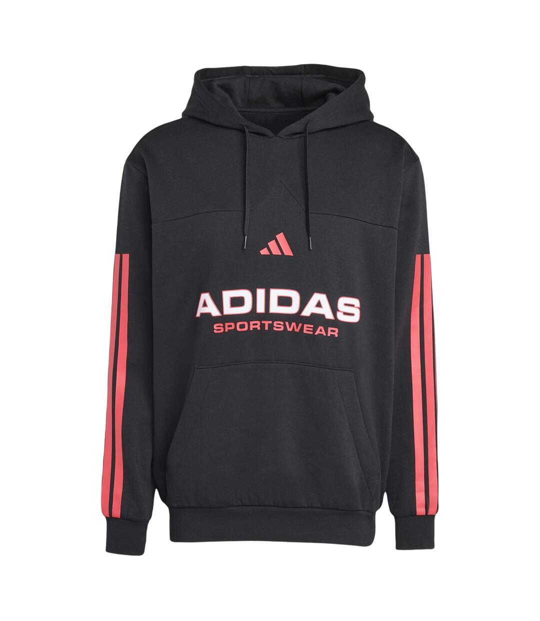 Sweat À Capuche Sport Motif/style À Rayures House Of Tiro Nations Pack Adulte Noir Rubis Adidas-2