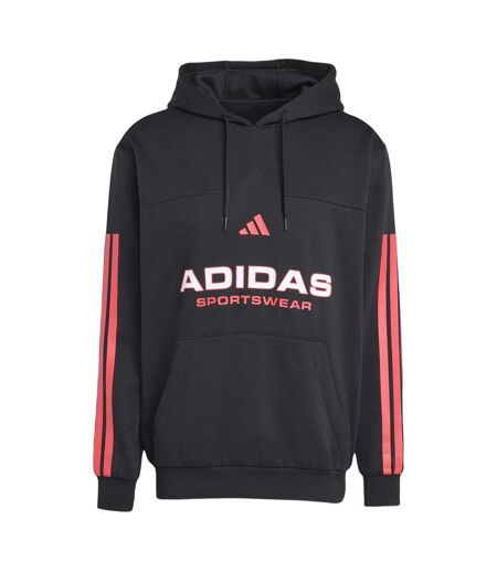 Sweat À Capuche Sport Motif/style À Rayures House Of Tiro Nations Pack Adulte Noir Rubis Adidas