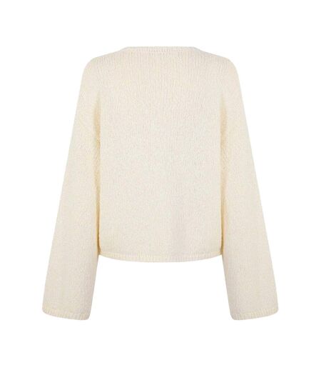 Womens/ladies Salma Tie Oversized Cardigan Gardenia Edited