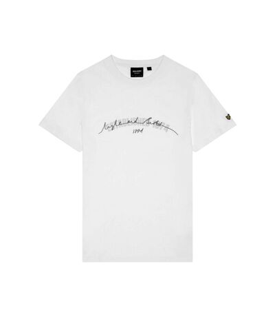 T-shirt established homme blanc Lyle & Scott Lyle & Scott