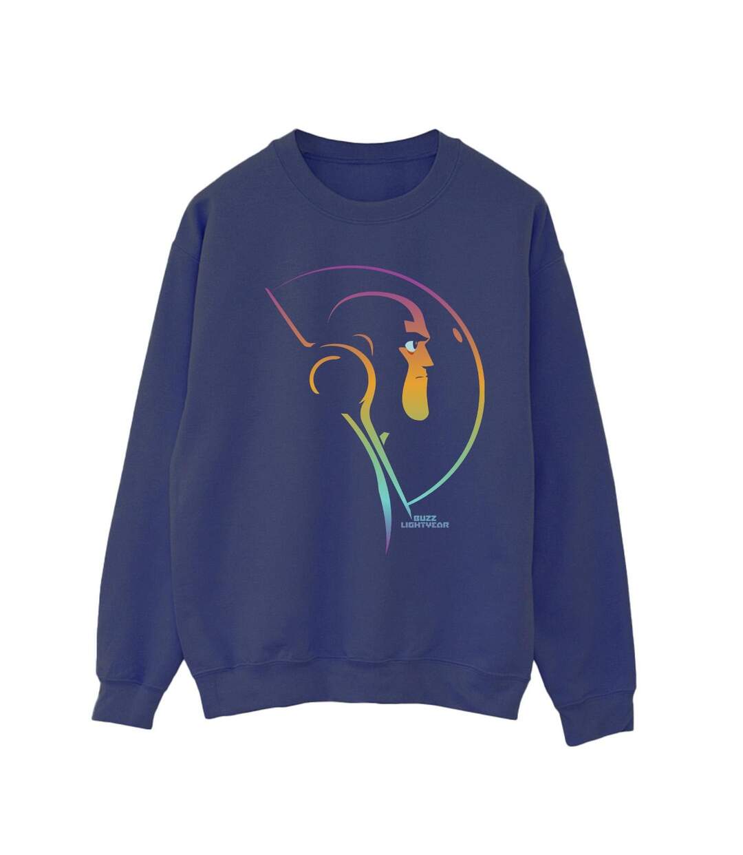 Disney Sweatshirt Lightyear Blended Stare - Femmes/Dames (Bleu marine) - UTBI25013-1