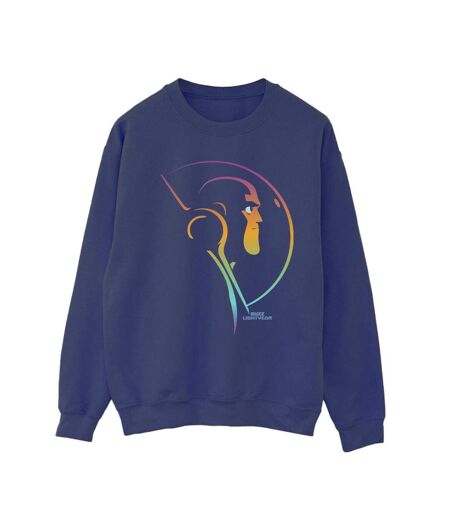 Disney Sweatshirt Lightyear Blended Stare - Femmes/Dames (Bleu marine) - UTBI25013