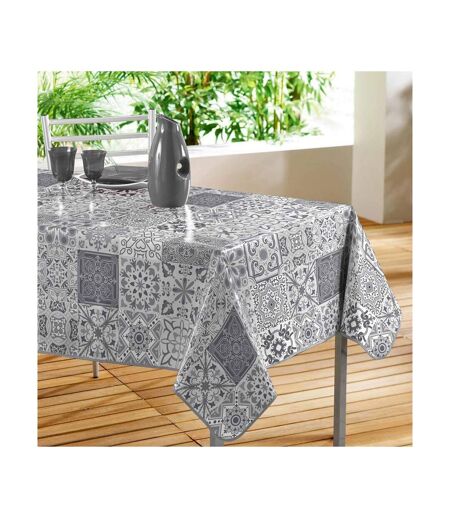 Nappe Toile Cirée Persane 140x240cm Gris