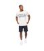 T-shirt Solari Homme Blanc Cassé Crosshatch-1