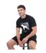Mens Braice T-shirt Black One True Saxon-1