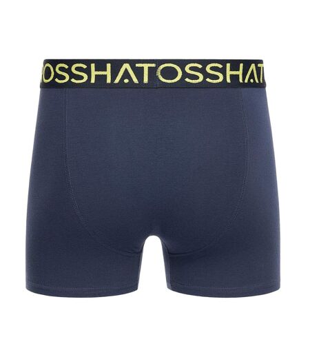 Pack of 3  Mens trioglow boxer shorts  navy Crosshatch