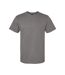 Unisex adult softstyle midweight t-shirt charcoal Gildan