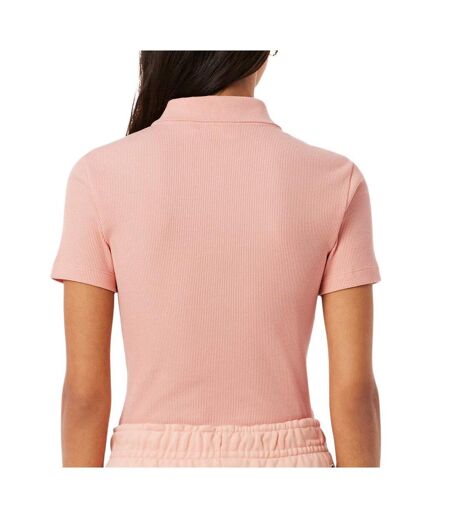 Polo orange femme lacoste  slim fit