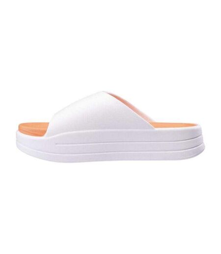 Claquettes Anima Femme Blanc Orange Aquawave
