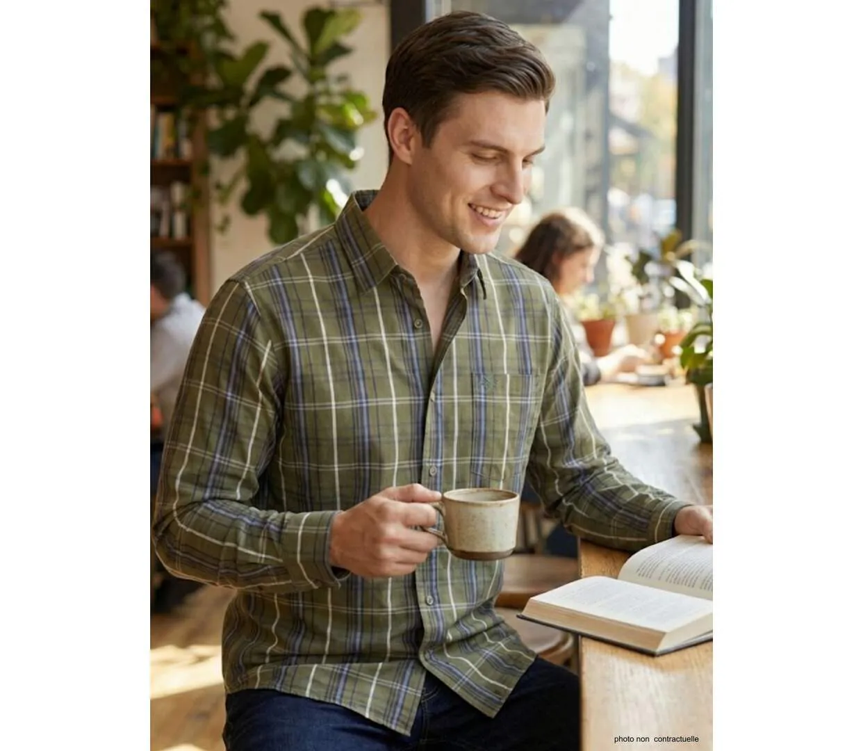 Chemise à carreaux Manches Longues Homme Winchester Tikal1-4